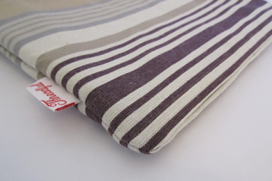 iPad Case - Beige-Purple Stripe