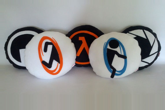 Valve 5 Piece Set Themed Cushions 