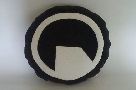 Black Mesa Themed Logo Cushion 