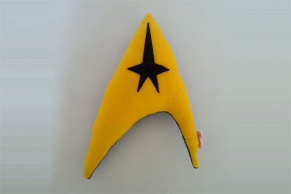 Mini Star Trek Logo Themed Cushion 